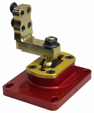 Qwik Stik Shifter T56 Square Base or (S10 T5) Camaro/ 2" Left Offset